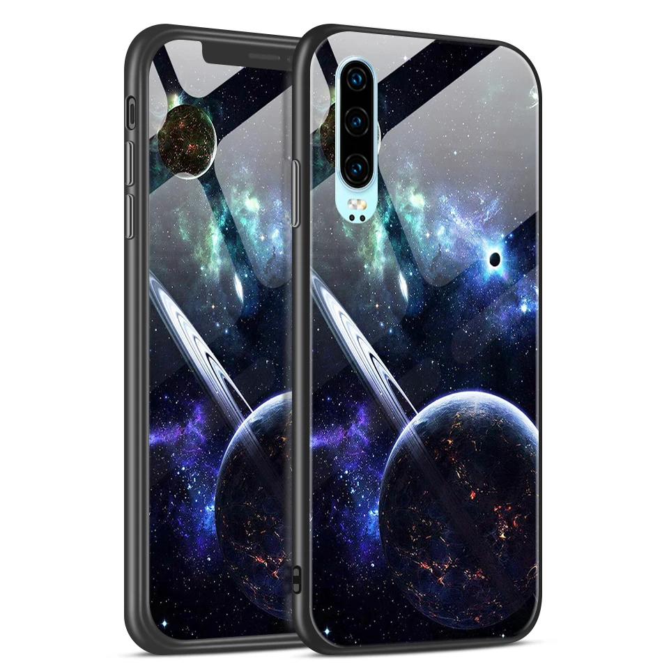 Чехол для телефона huawei P30 Lite Pro закаленное стекло чехол для huawei ELE VOG MAR L29 L04 LX1 P30Pro роскошный противоударный жесткий чехол - Цвет: W319
