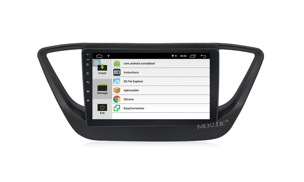 Flash Deal NaviFly Android 8.1 car multimedia player for Hyundai Verna Solaris 2017 2018 car gps navigation Autoradio map 1024*600 HD AM FM 18
