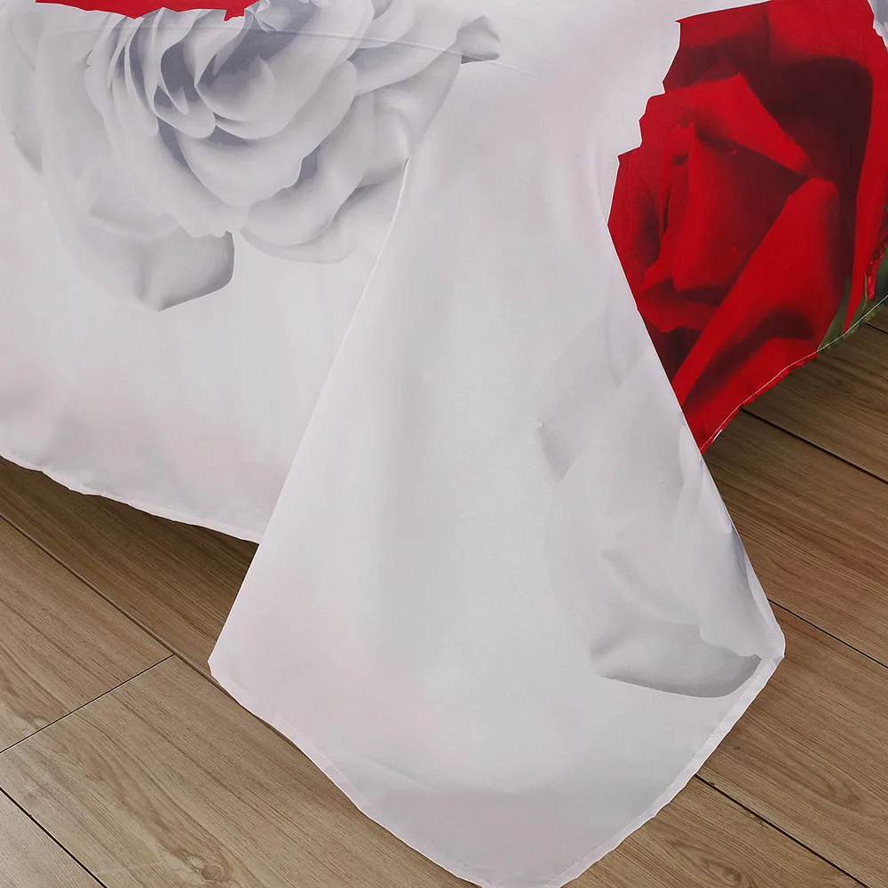 4 шт., Комплект постельного белья с 3D принтом, постельное белье, клятва любви, пододеяльник+ простыня+ 2 наволочки, Текстиль для дома
