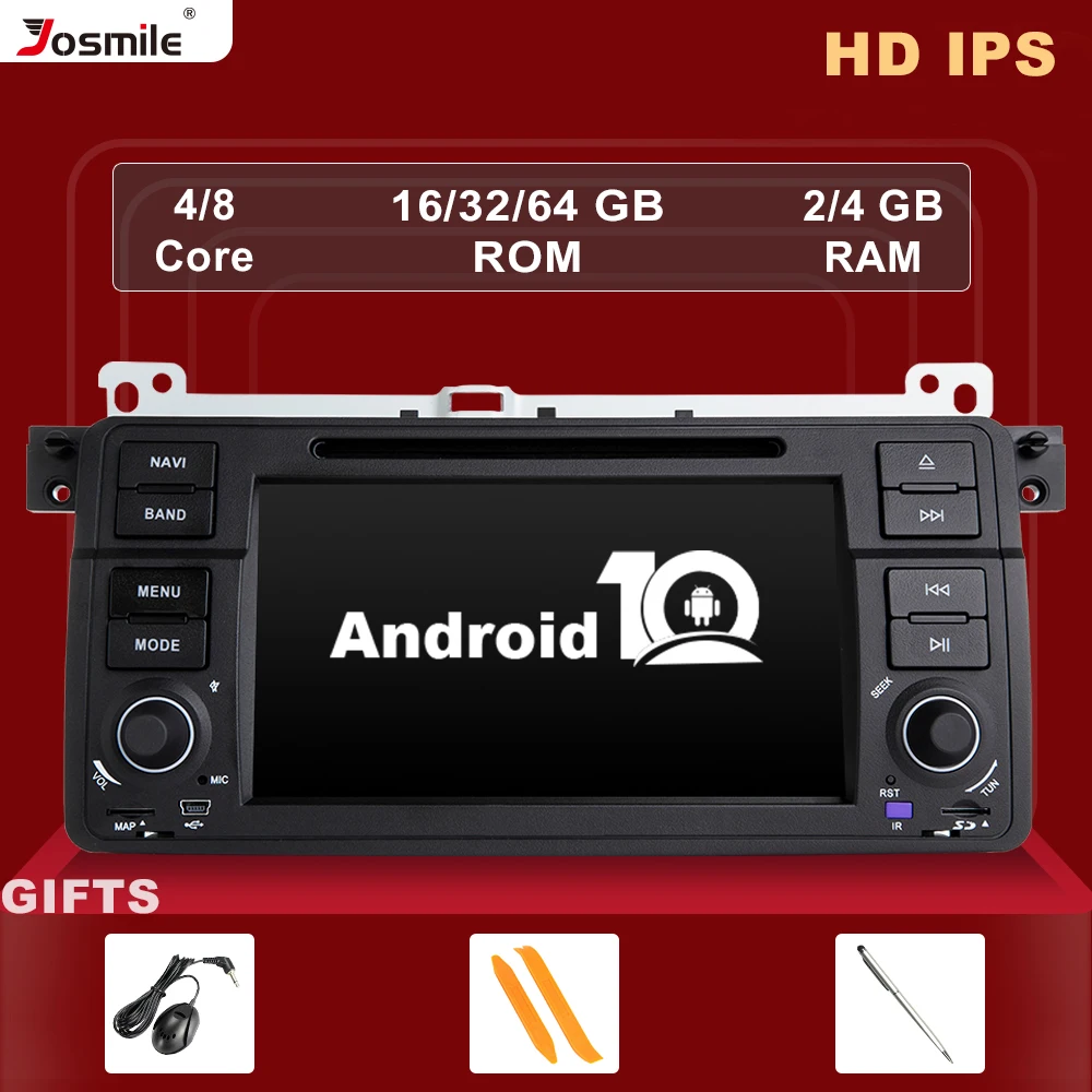 IPS DSP 1 Din Android 10 автомобильное радио мультимедиа для BMW E46 M3 Rover 75 Coupe 318/320/325/330/335 навигация 8 ядер 4 Гб RAM 64 ГБ|Мультимедиаплеер для авто| | АлиЭкспресс