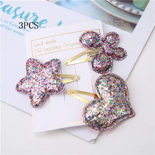 20-3pcs 10 шт./лот, аксессуары для волос с изображением Микки Мауса, блестящие заколки для волос для девочек, детские корейские заколки для волос - Цвет: 20-3pcs