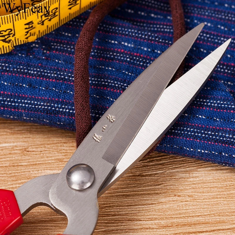 Stainless Steel Sewing Scissors sewing scissors tailor scissors paper scissors household scissors sewing supplies Strong Shears Embroidery Leather Fabric Household Paper Cutting Tailor Scissors
