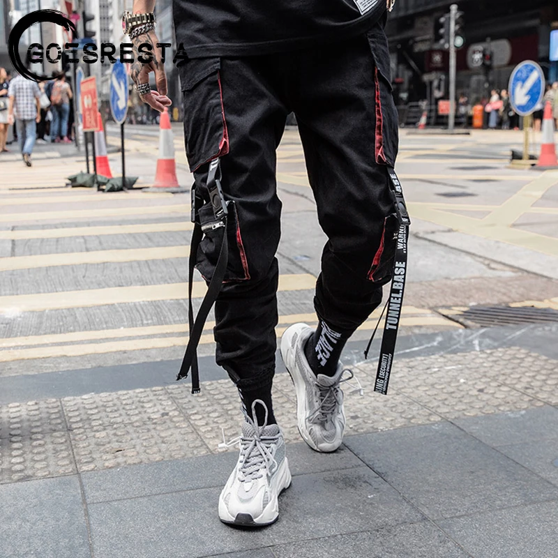 Black Hip Hop Cargo Pants Men Streetwear Cotton Joggers Fashion Sweatpants Casual Harem Trousers Summer Harajuku Pants Men 2020 Black Hip Hop Cargo Pants Men Streetwear Cotton Joggers Fashion Sweatpants Casual Harem Trousers Summer Harajuku Pants Men 2020