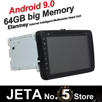 

Fit for Magotan Passat CC Polo Golf Car Radio GPS Music player tape recorder Android 9.0 64GB big memory IPS FULL touch screen