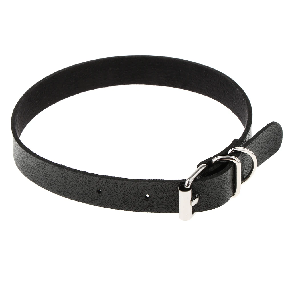 Fashionable Chic Punk Women Lady PU Leather Buckle Belt Choker Chain Charm Collar Necklace Bracelet
