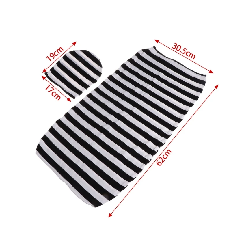 Детские одеяла для новорожденных; спальный мешок для новорожденных мальчиков и девочек; муслиновая накидка+ шапочка; комплект D08C