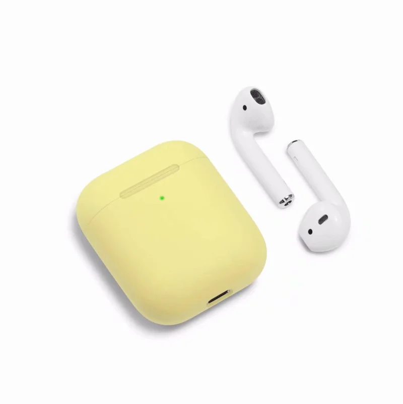 Тонкий силиконовый наушник чехол для Apple Airpods 2 чехол для AirPods Беспроводная зарядная коробка ультра тонкий для AirPods 2 защитный чехол