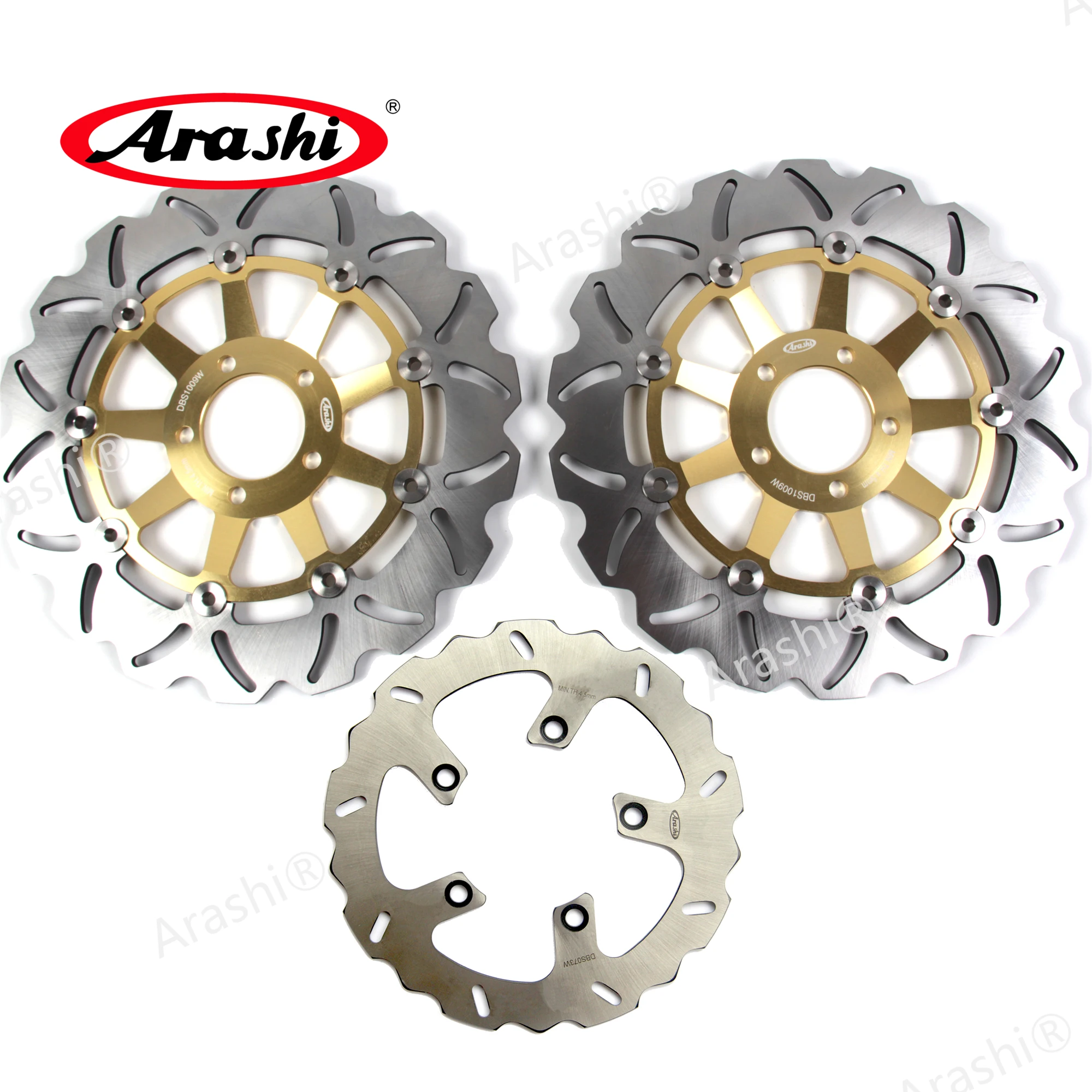 

Arashi Disc 1Set For KAWASAKI ZRX 1100 1999 2000 / ZRX S / ZRX R 1200 2001-2006 ZRX1200S ZRX1200R CNC Front Rear Rotors Brake