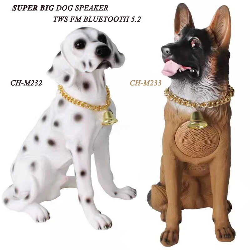20W Large Dog Speaker Aerobull Wireless Bluetooth Big Bulldog Subwoofer German Shepherd PC MP3 player FM Radio | Электроника