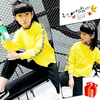 

Baby Girl Clothes Kids Autumn Sets Large Children, Leisure Sports Ribbon, Sets of Small Girls Knitting 2pcs Christmas Gift