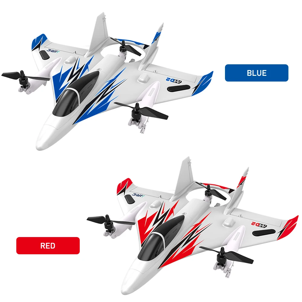 JJRC MO2 2,4G 6CH 3D/6G RC самолет бесщеточный мульти-мотор вертикальный взлет открытый трюк светодиодный RC планер с фиксированным крылом