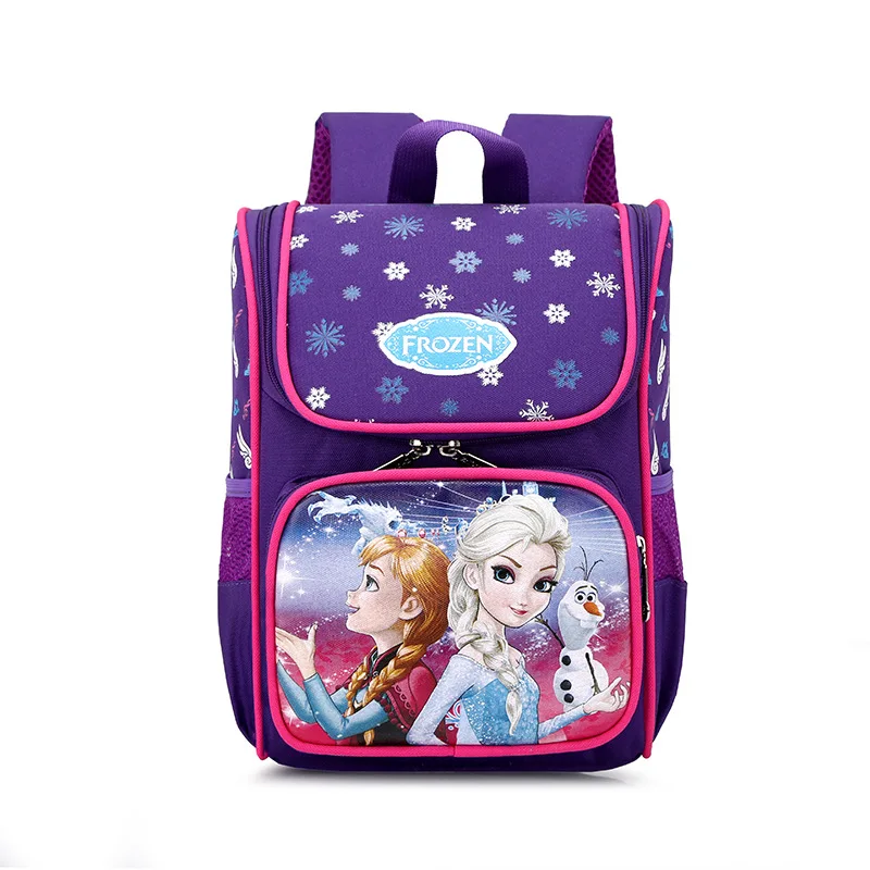 Детская школьная сумка Disney милый мультяшный рюкзак Холодное сердце для детского