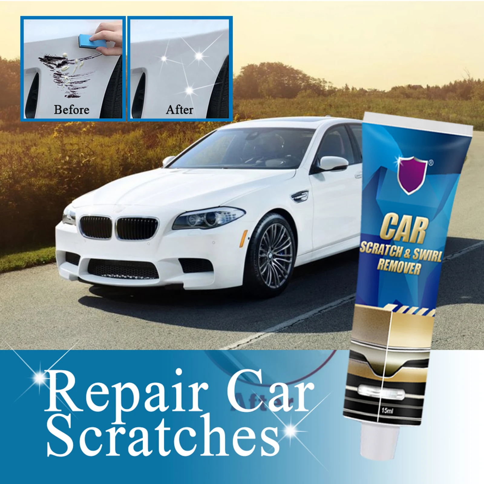 Car Scratch Remover Maintenancescratches Repair Grinding Polishing Wax