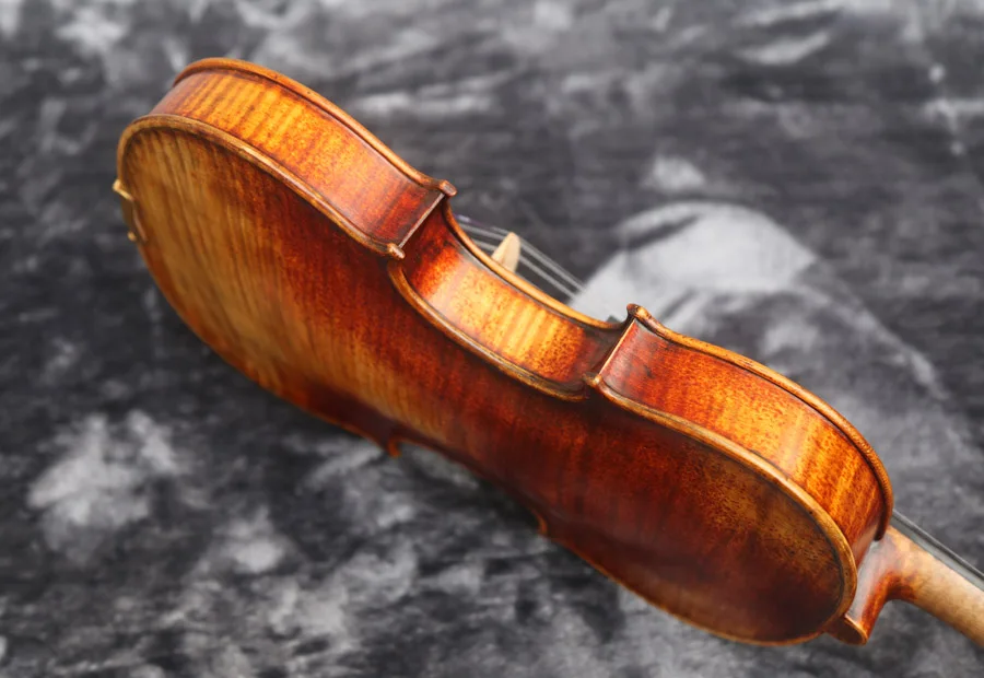4/4 полноразмерная Античная/винтажная/Старая скрипка, Antonio Stradivari Cremonese 1716 модель, F19