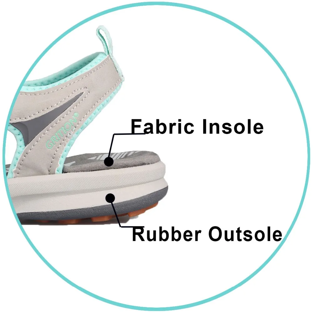 fabric insole& rubber outsole