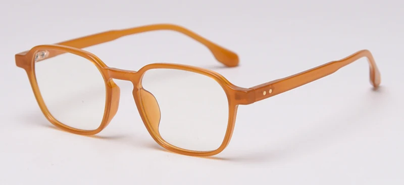 orange with clear Peekaboo, синий светильник, блокирующие очки, квадратные мужские очки tr90 в Корейском стиле, ретро очки по рецепту, оправы для женщин, унисекс, оранжевые - Цвет оправы: orange with clear