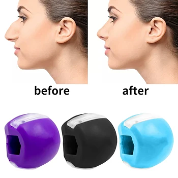 

Face Lift Anti Aging Younger Facial Exerciser Reduce Stress Home Slimming Effective Portable Silicone Define Jawline Neck