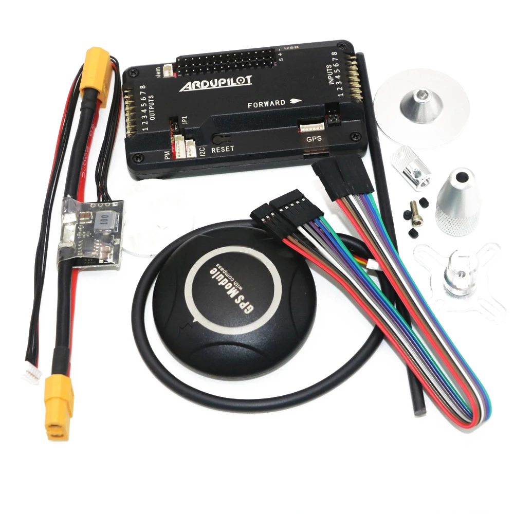 APM2.8 ArduPilot Mega 2,8 APM плата управления полетом+ 6 м/7 м gps+ 3DR 500 МВт радиотелеметрия 915 МГц+ мини OSD