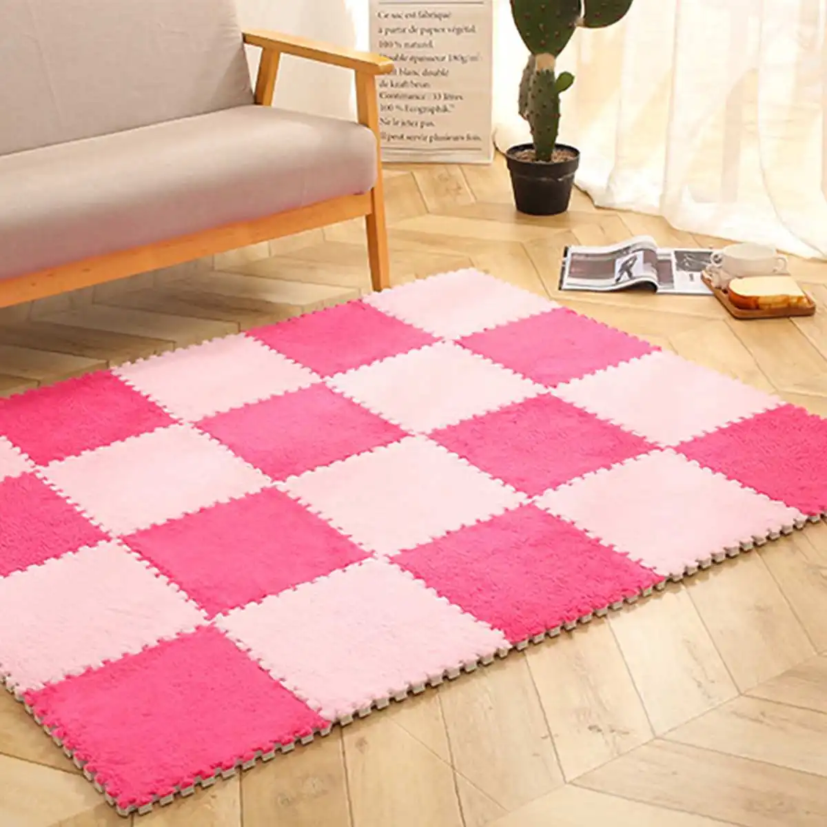 Lot carré de tapis mousse bébé