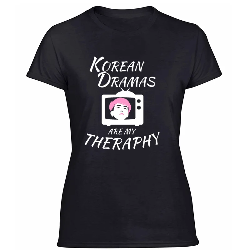 Women-Black Принт Популярная Корейская dreams are my терапевтическая Футболка белая мужская футболка юмористический потрясающий европейский размер S-5xl поп-топ - Цвет: Women-Black
