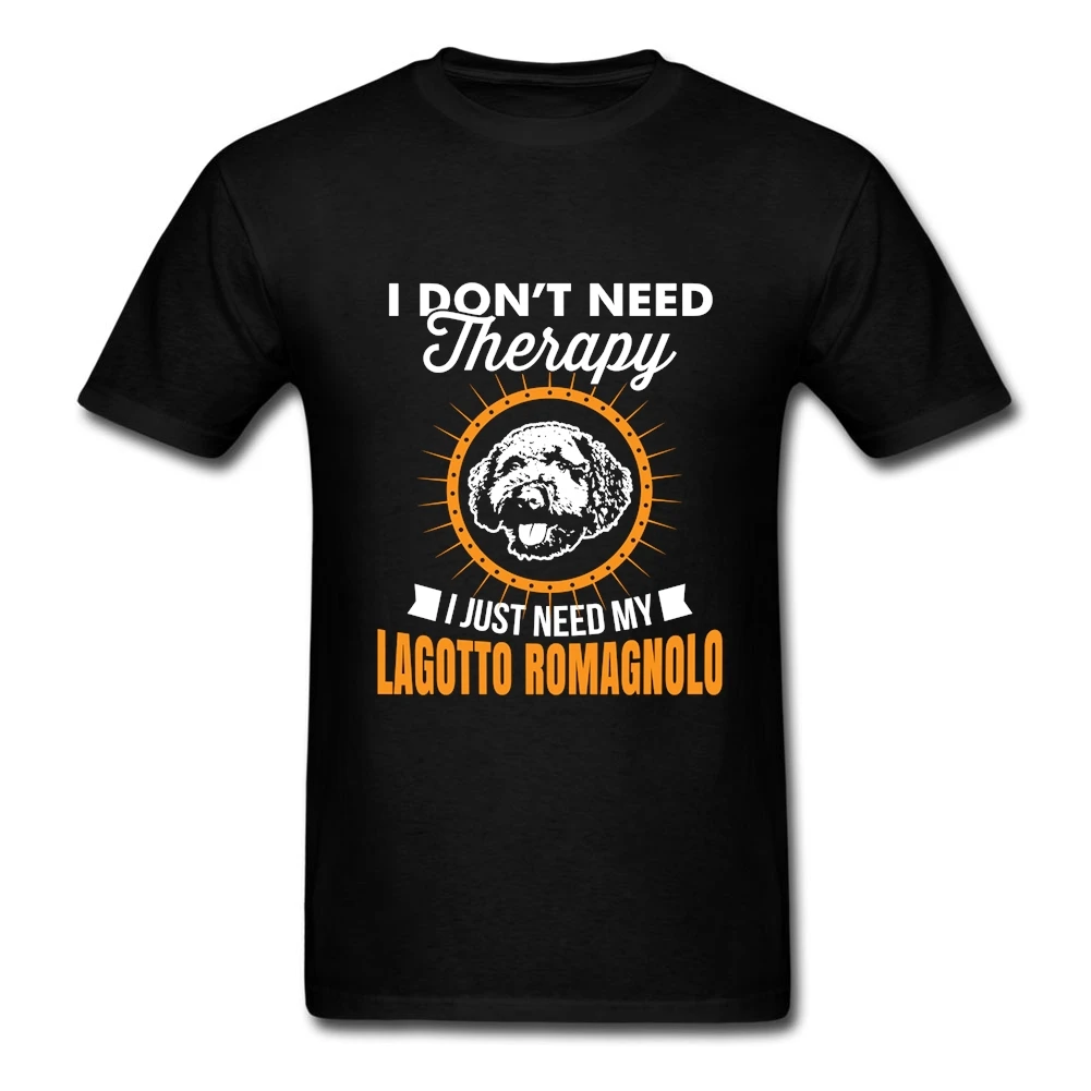 Lagotto Romagnolo собака Camisetas классическая мужская футболка с короткими рукавами 100%