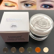 Goochie tattoo ink Permanent Makeup Microblading Eyebrow Tattoo lip Paste tattoo Pigment Micro Pigment 6 Colors Available