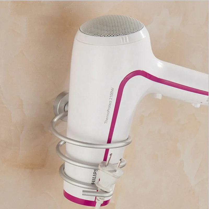 Фен для волос сушилка фен стойка алюминиевая полка ванной ванная хранения