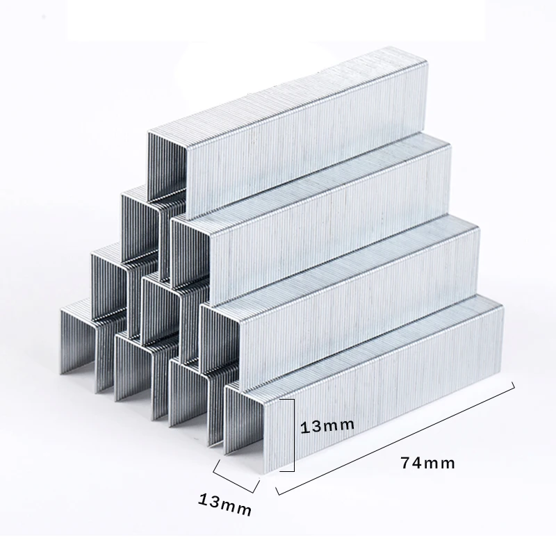 Huapuda 1000pcs/box Staples/Nails/Nailers 23/13 For Heavy Duty Stapler 0100&0240 Metal Staples Binding Home Office Supplies