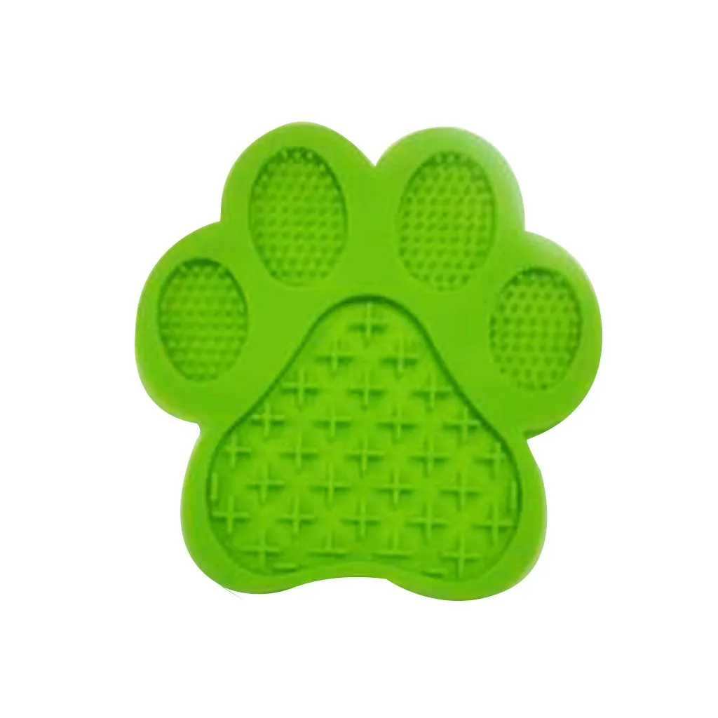 Comedero lento de silicona para perros y cachorros, cuenco de comida, plato de alimentación, alfombrilla para lamer, suministros para perros, 1 Uds.