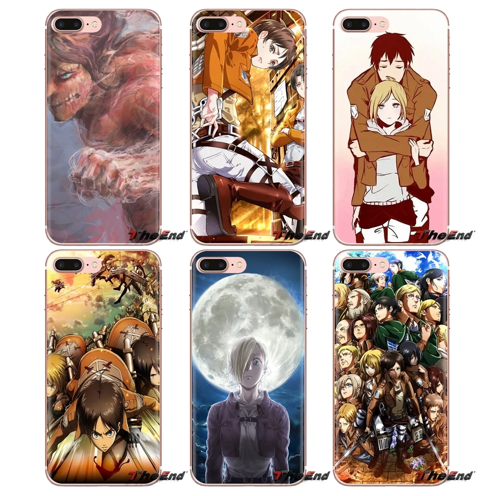 Shingeki no kyojin прозрачный мягкий чехол для iPod Touch Apple iPhone 4 4s 5 5S SE 5C 6 6S 7 8 X XR XS Plus MAX |