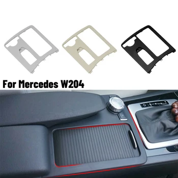 

Car Center Console Gear Shift Panel Cover Trim Interior Auto Cup Holder Cover Sticker for Mercedes W204 C-CLASS Auto Accessories