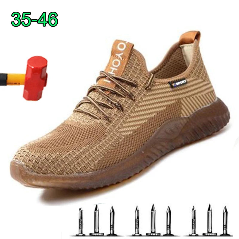 DROPSHIPPING Men Steel Toe Boots Work SAFETY SHOES BOOTS MALE Autumn Anti-Crush Work Safety Shoes Construction Protective Sneake DROPSHIPPING Men Steel Toe Boots Work SAFETY SHOES BOOTS MALE Autumn Anti-Crush Work Safety Shoes Construction Protective Sneake