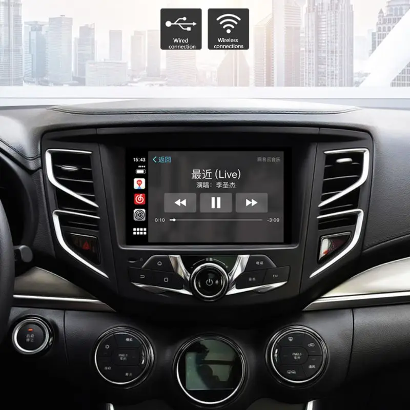 Беспроводной модуль Smart Link Bluetooth CarPlay Dongle Mini USB коробка для iOS ANdroid беспроводной модуль