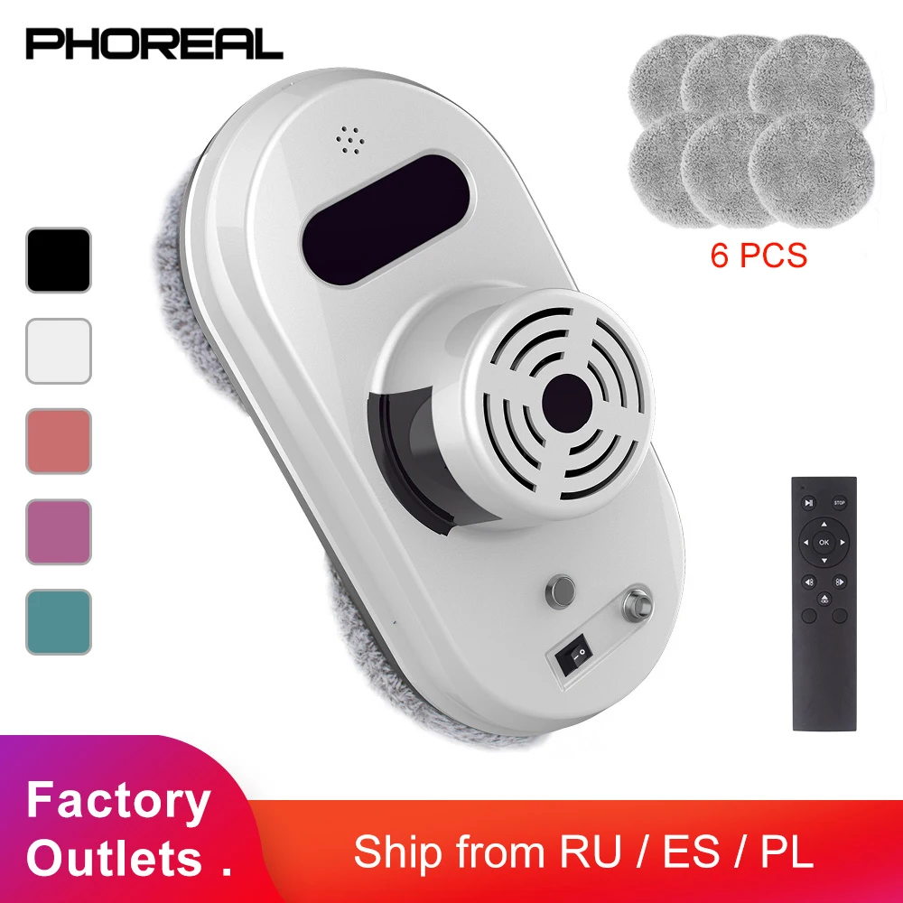 Robot Robot-Vacuum-Cleaner Window-Washer Remote-Control Glass Electric Phoreal Anti-Falling