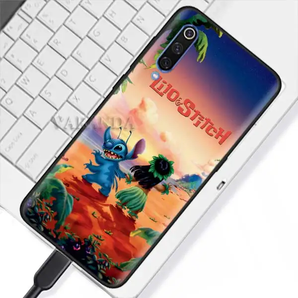 Милые чехлы с рисунком стежка для Xiaomi Mi 9 Pro 5G A3 CC9 CC9E 9T A1 A2 8 Lite Play 5X 6X Poco F1 черный силиконовый мягкий чехол - Цвет: B13