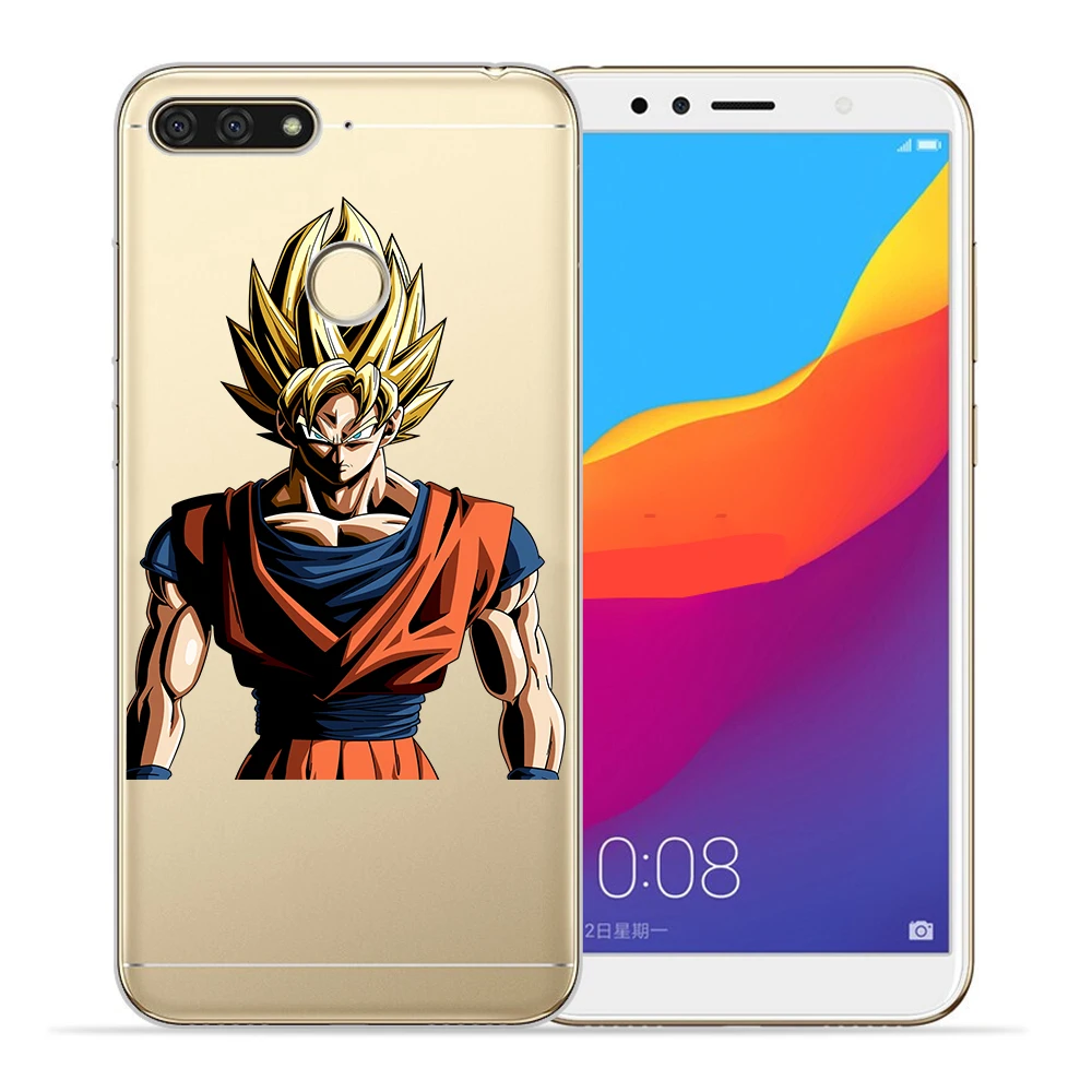 Dragon Ball Z Супер Сон Гоку драгонболл зет для huawei Y5 Y6 II Prime Nova 2 3 4 3i Plus чехол для телефона Etui funda etui