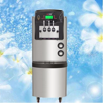 

Mini Vertical 3 Flavors Commercial Household Soft Ice Cream Machine Supply Sunda 36-42L / H Capacity Discount