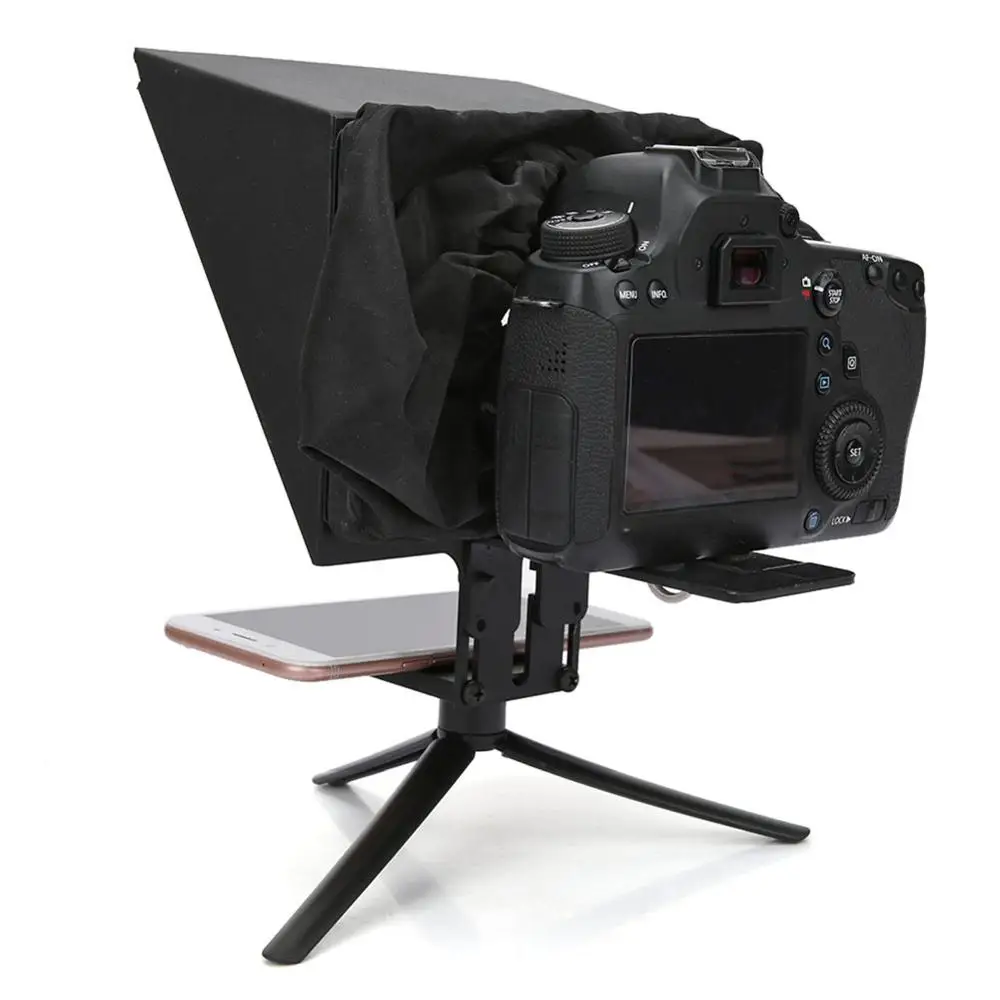 YS-ZX5 5 дюймов Портативный телесуфлер с Беспроводной Управление Поддержка DSLR Камера 6,5 дюймов мобильный телефон для людей интервью речи