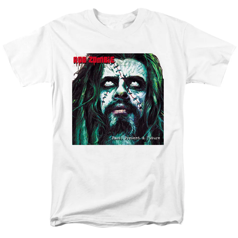 13 дизайнов Harajuku Винтаж Роб зомби рокер camiseta рок Бренд Мужская рубашка панк, хард-рок тяжелый металлический скейтборд-музыкальный
