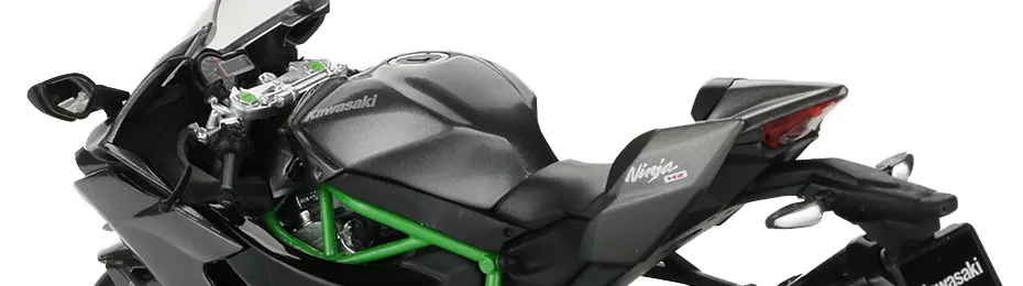 1:12 Масштаб сплава ниндзя H2R игрушечный мотоцикл спортивный велосипед внедорожные игрушки модели автомобилей металлический литой под давлением модель мотоцикла
