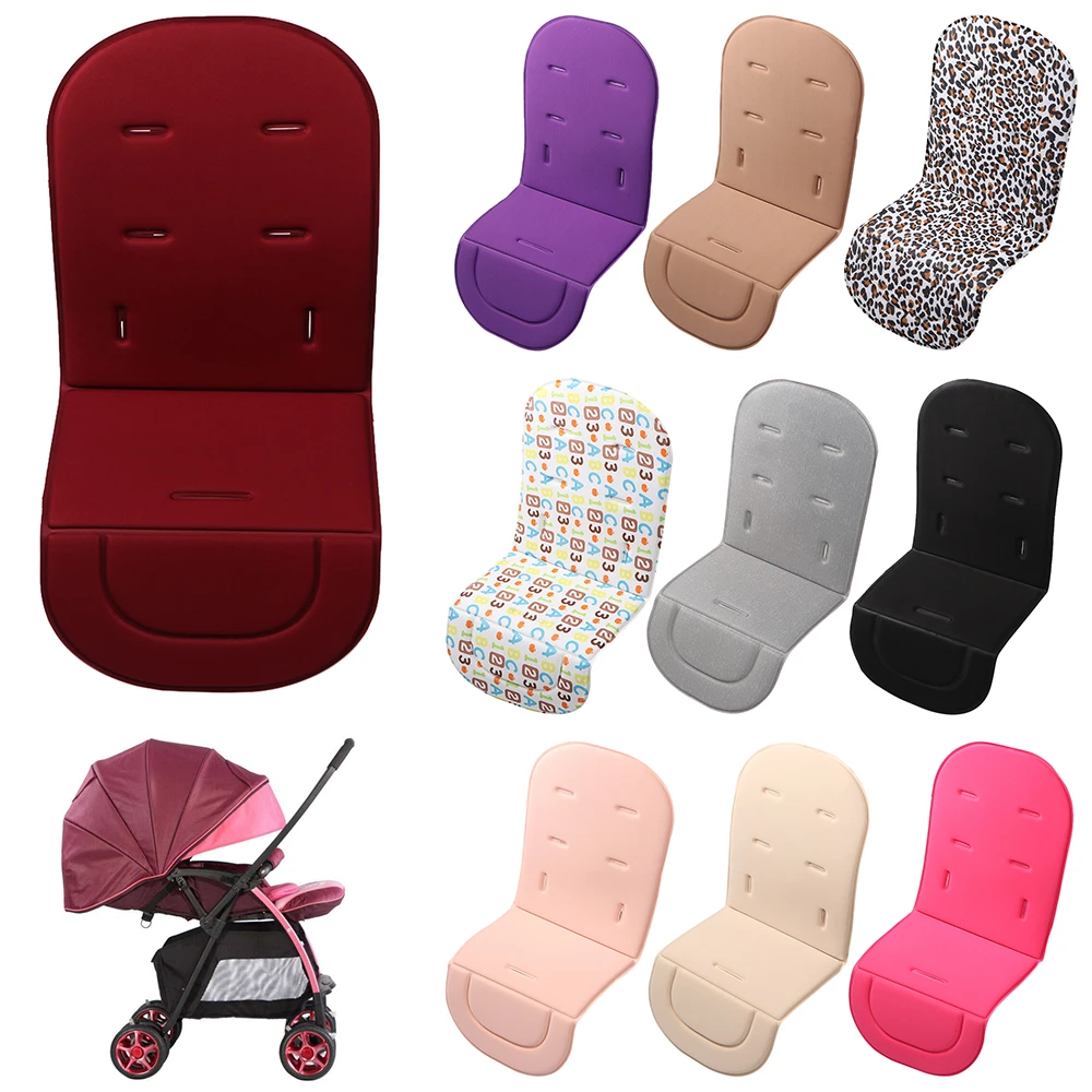 baby stroller accessories essentials Baby Seat Child Dining Chair Trolley Mat Rainbow Cushion Baby Stroller Mat Comfortable Four-Season Thickening Type Cotton Pad baby stroller accessories bag