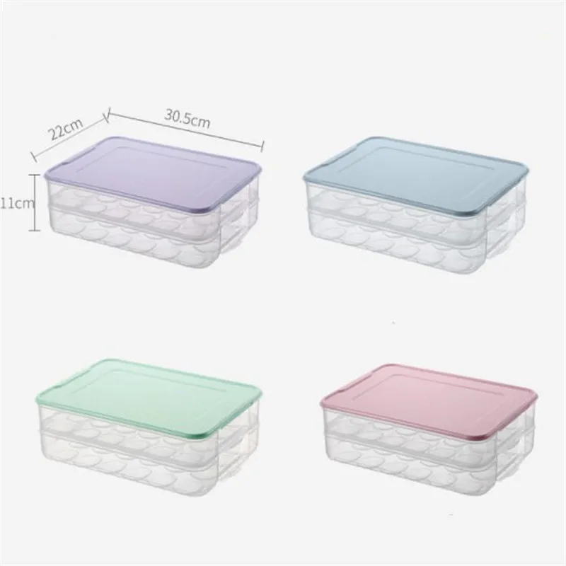 Креативная корзина для хранения на холодильник, коробка для пельменей, прозрачная коробка для яиц, пластиковая коробка для Свежего Замороженного Мяса