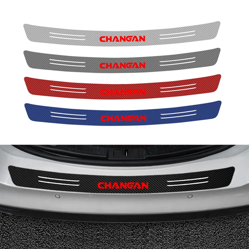 1PCS NEW style Car Styling Trunk Rear Guard Bumper Protector Sticker For Changan CS75 PLUS CS85 COUPE CS95 Accessories | Автомобили и