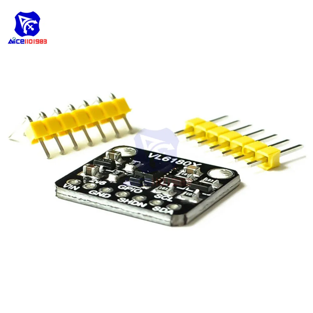 diymore VL6180X Range Finder Optical Ranging Sensor Module I2C Interface 3.3V 5V IR Emitter Ambient Light TOF for Arduino