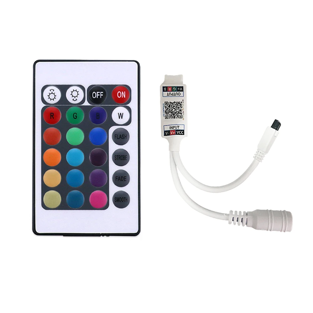 Мини RGB Bluetooth контроллер DC 5 в 12 В 24 В музыка Bluetooth светодиодный светильник контроллер полосы контроллер для RGB светодиодные ленты