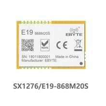 E19-868M20S Lora Long Range SX1276 868 МГц 100 мВт штамп антенна отверстия IoT uhf беспроводной приемопередатчик приемник модуль