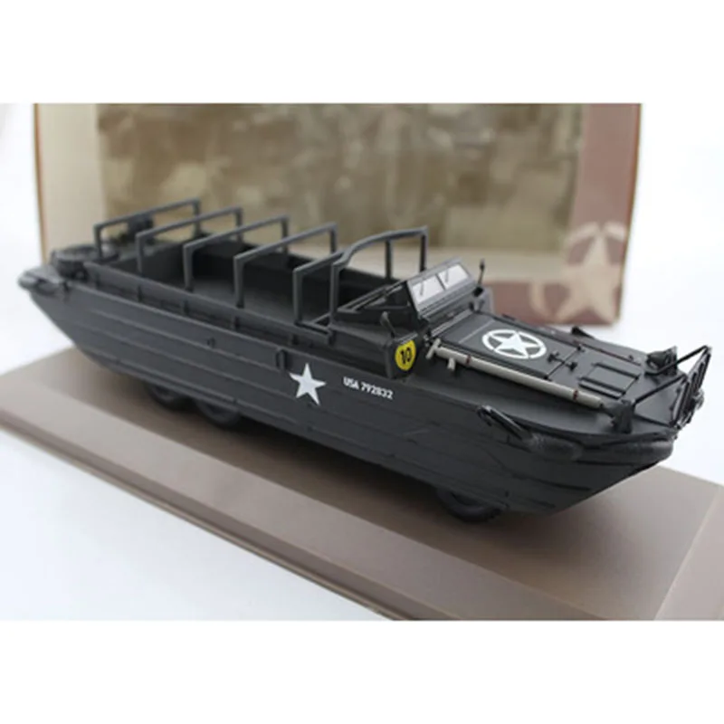 1/43 масштаб GMC DUKW 353 Литой Сплав Военная Модель автомобиля Американский амфибий транспортранспортный автомобиль металлический Танк Коллекция игрушек фанатов