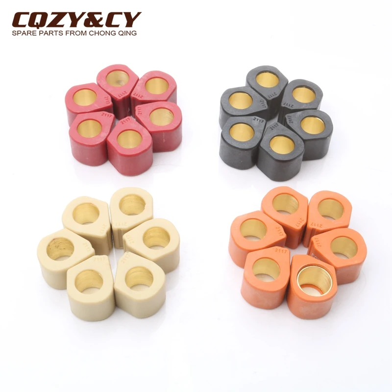 Racing Variator Roller Gewichte 21x17mm - Für Piaggio & Aprilia Roller