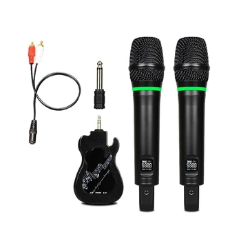

AAY-GT200 Universal Handheld Microphone with Display U Segment with Wireless Receiver Recording Line Wireless Microphone One for