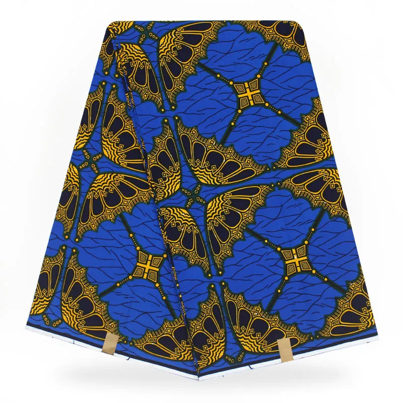 Туалетная бумага парафинированная ткань с Африканским принтом ткань синий Анкара Африканский Воск Принты Ткань хлопковая ткань